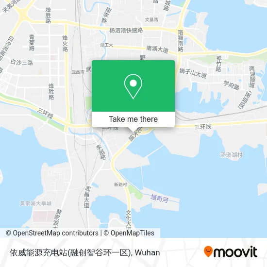 依威能源充电站(融创智谷环一区) map