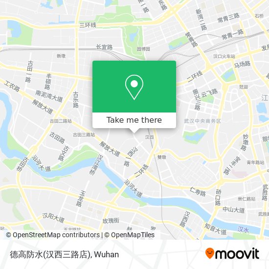 德高防水(汉西三路店) map