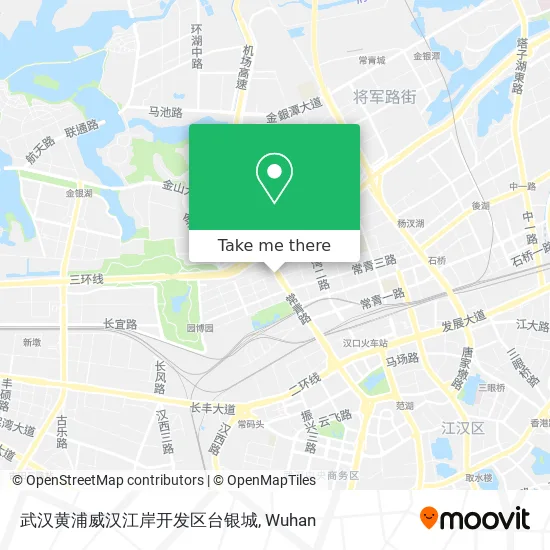 武汉黄浦威汉江岸开发区台银城 map