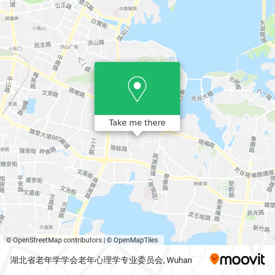 湖北省老年学学会老年心理学专业委员会 map