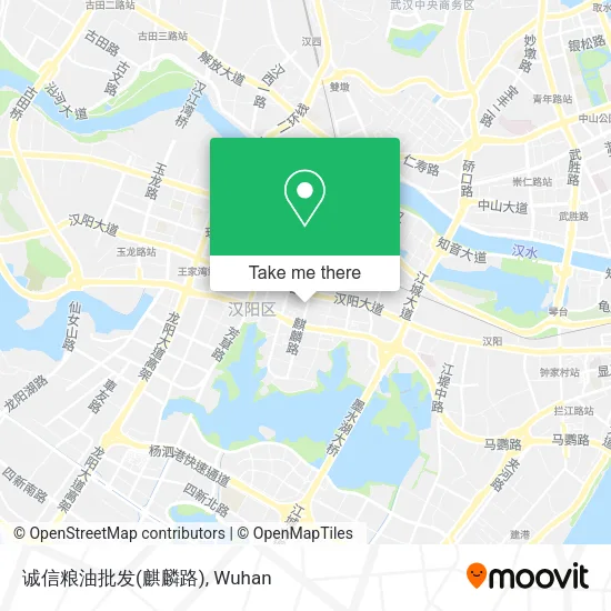 诚信粮油批发(麒麟路) map