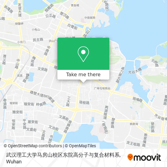 武汉理工大学马房山校区东院高分子与复合材料系 map