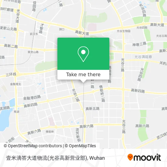 壹米滴答大道物流(光谷高新营业部) map