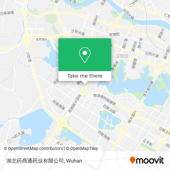 湖北药商通药业有限公司 map