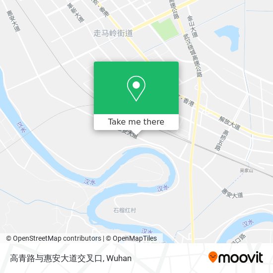高青路与惠安大道交叉口 map