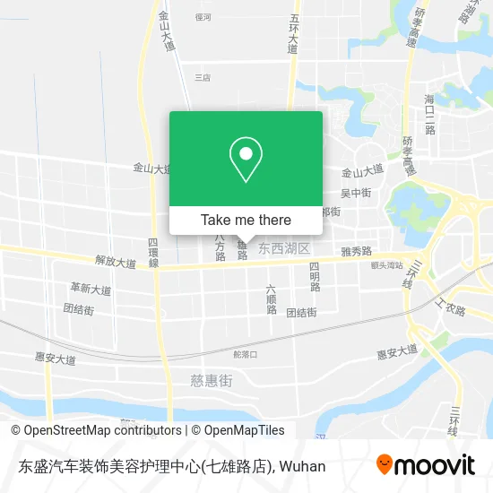 东盛汽车装饰美容护理中心(七雄路店) map