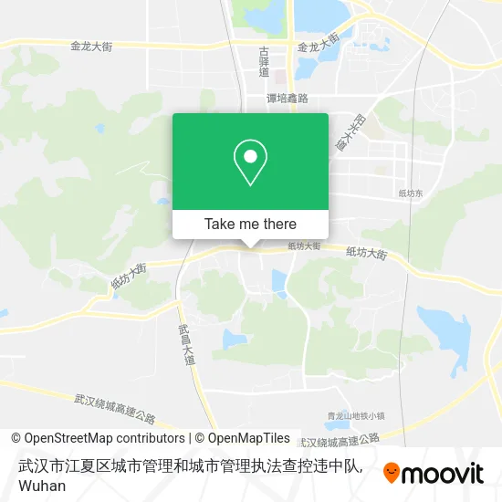 武汉市江夏区城市管理和城市管理执法查控违中队 map