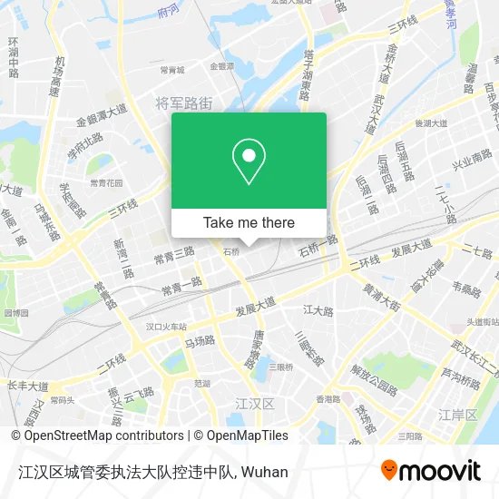 江汉区城管委执法大队控违中队 map