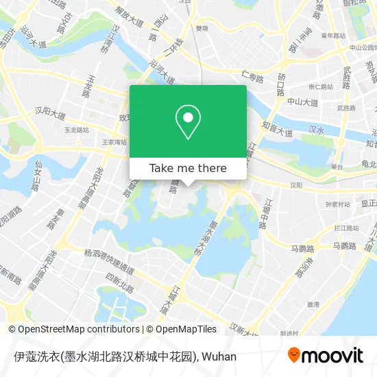 伊蔻洗衣(墨水湖北路汉桥城中花园) map