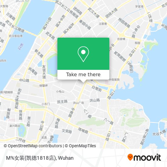 M%女装(凯德1818店) map