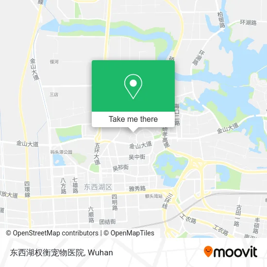 东西湖权衡宠物医院 map