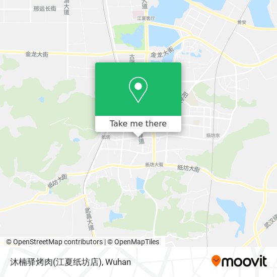 沐楠驿烤肉(江夏纸坊店) map