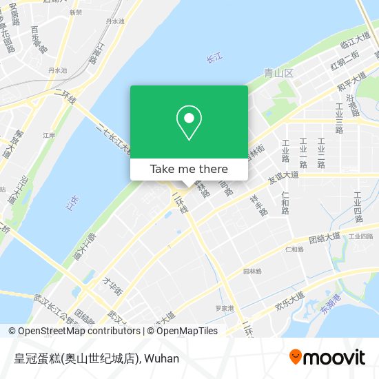 皇冠蛋糕(奥山世纪城店) map
