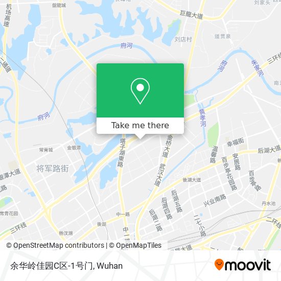 余华岭佳园C区-1号门 map