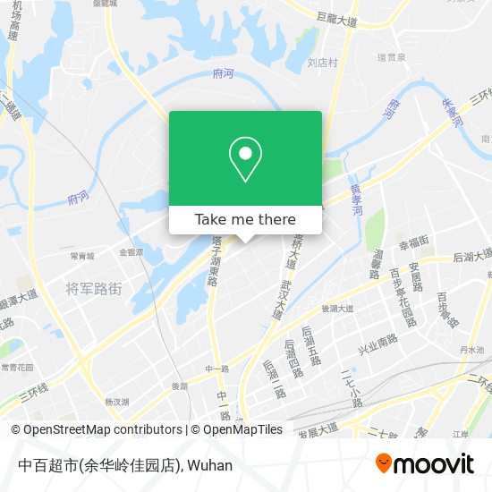 中百超市(余华岭佳园店) map