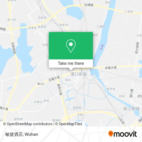 敏捷酒店 map