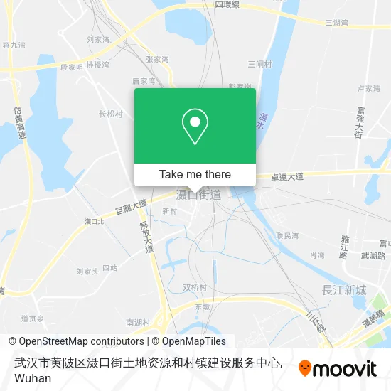 武汉市黄陂区滠口街土地资源和村镇建设服务中心 map