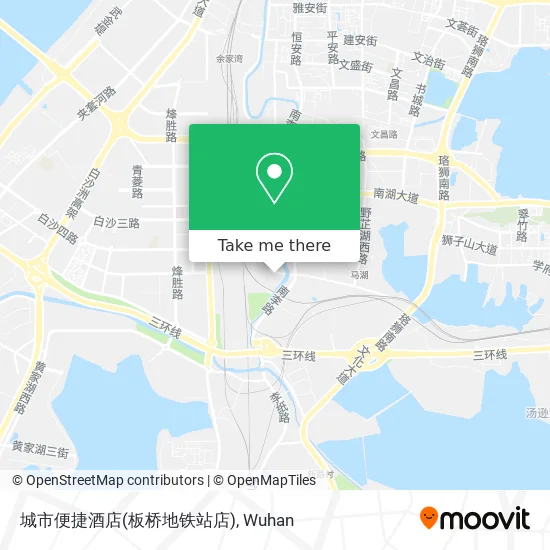 城市便捷酒店(板桥地铁站店) map
