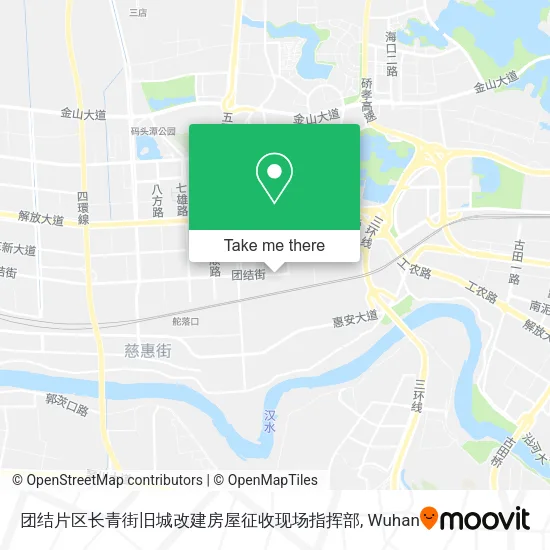 团结片区长青街旧城改建房屋征收现场指挥部 map