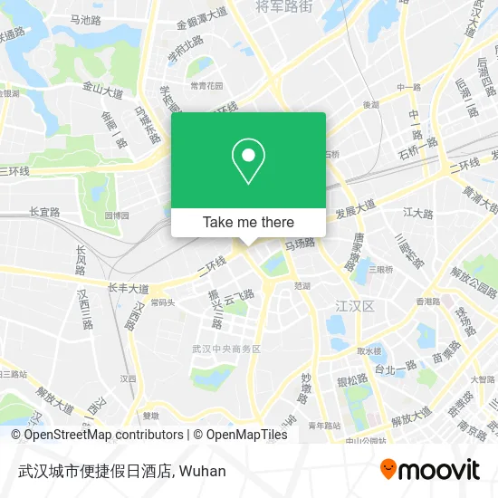 武汉城市便捷假日酒店 map