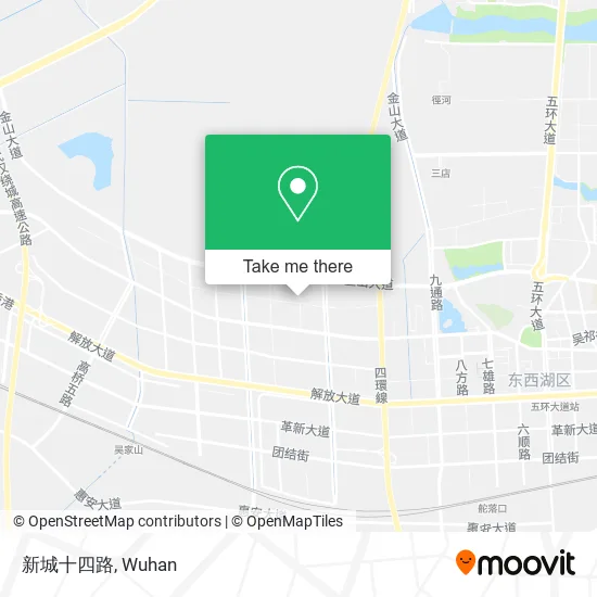 新城十四路 map