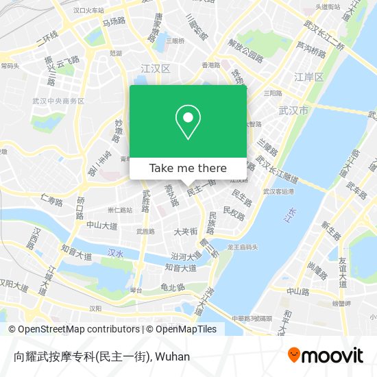 向耀武按摩专科(民主一街) map