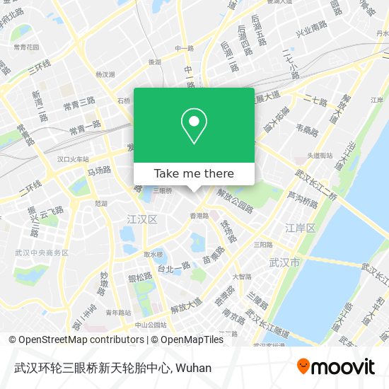 武汉环轮三眼桥新天轮胎中心 map