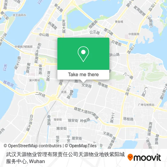 武汉天源物业管理有限责任公司天源物业地铁紫阳城服务中心 map