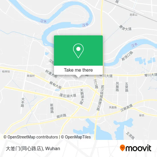 大签门(同心路店) map