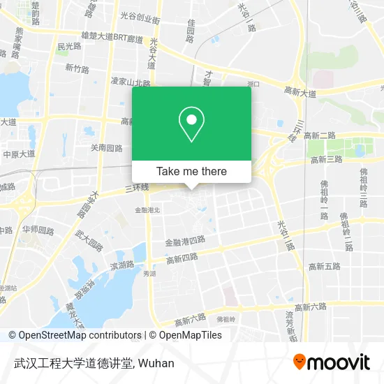 武汉工程大学道德讲堂 map