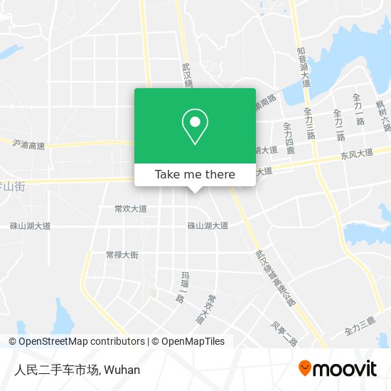 人民二手车市场 map