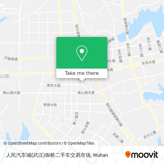 人民汽车城(武汉)御桥二手车交易市场 map