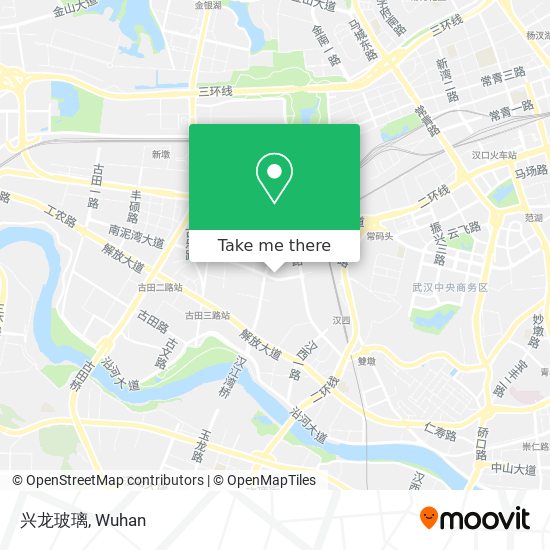 兴龙玻璃 map