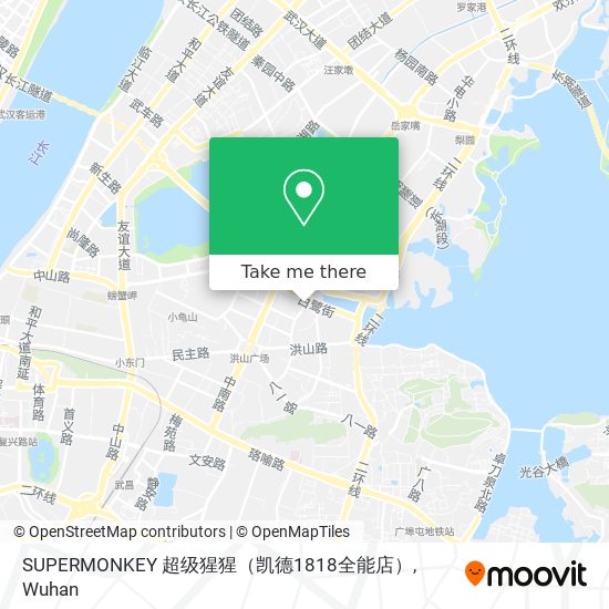 SUPERMONKEY 超级猩猩（凯德1818全能店） map
