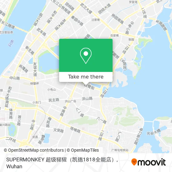 SUPERMONKEY 超级猩猩（凯德1818全能店） map