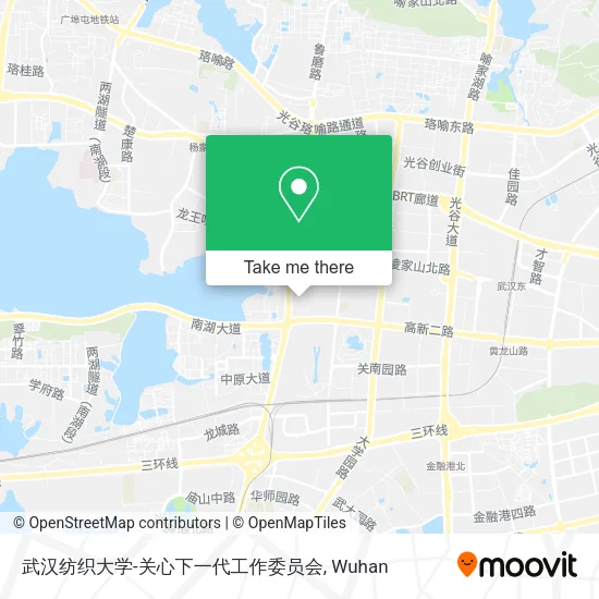 武汉纺织大学-关心下一代工作委员会 map