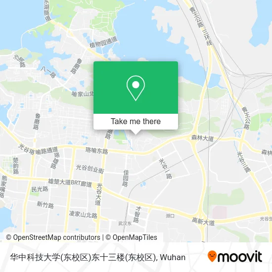 华中科技大学(东校区)东十三楼(东校区) map