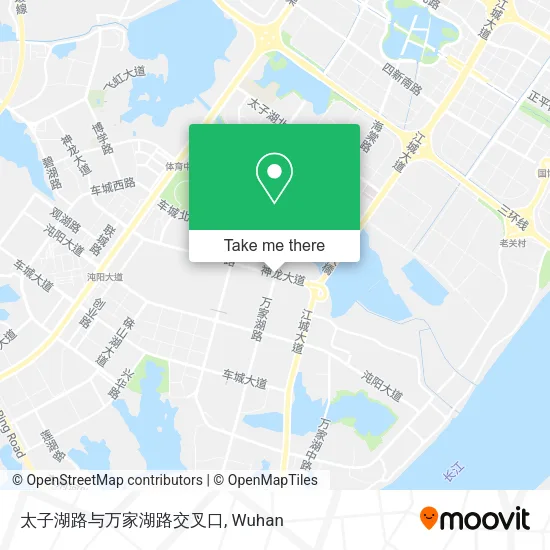 太子湖路与万家湖路交叉口 map