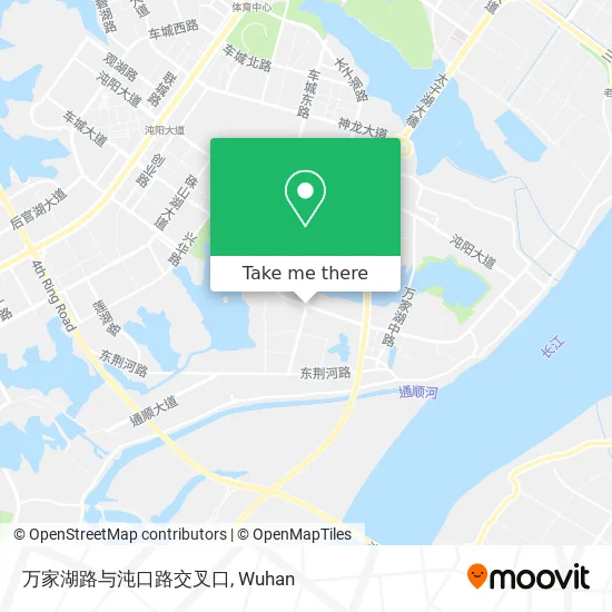 万家湖路与沌口路交叉口 map