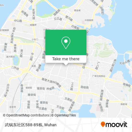 武锅东社区588-89栋 map