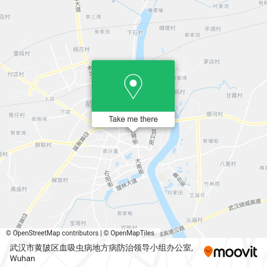 武汉市黄陂区血吸虫病地方病防治领导小组办公室 map
