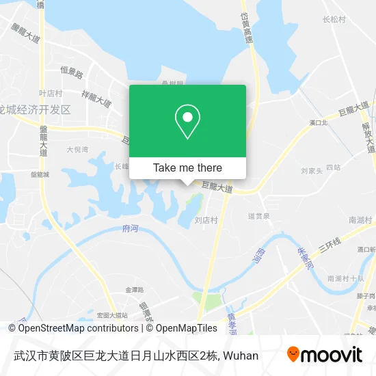 武汉市黄陂区巨龙大道日月山水西区2栋 map