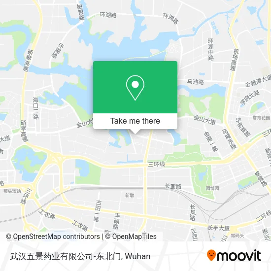 武汉五景药业有限公司-东北门 map
