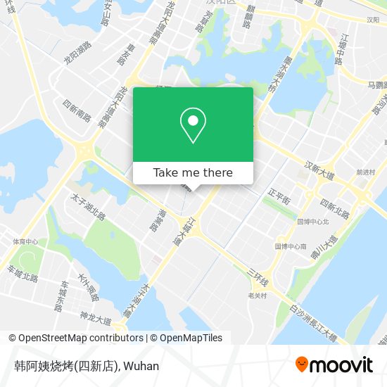 韩阿姨烧烤(四新店) map