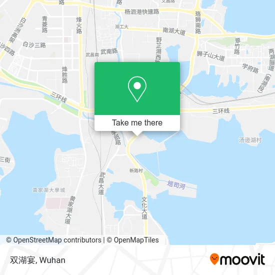 双湖宴 map