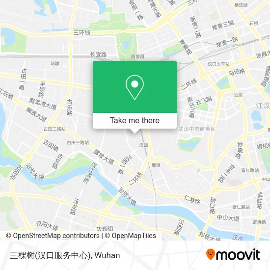 三棵树(汉口服务中心) map