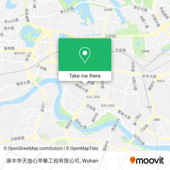 康丰华天放心早餐工程有限公司 map