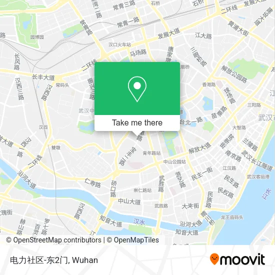 电力社区-东2门 map