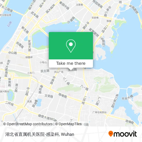 湖北省直属机关医院-感染科 map