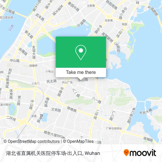 湖北省直属机关医院停车场-出入口 map